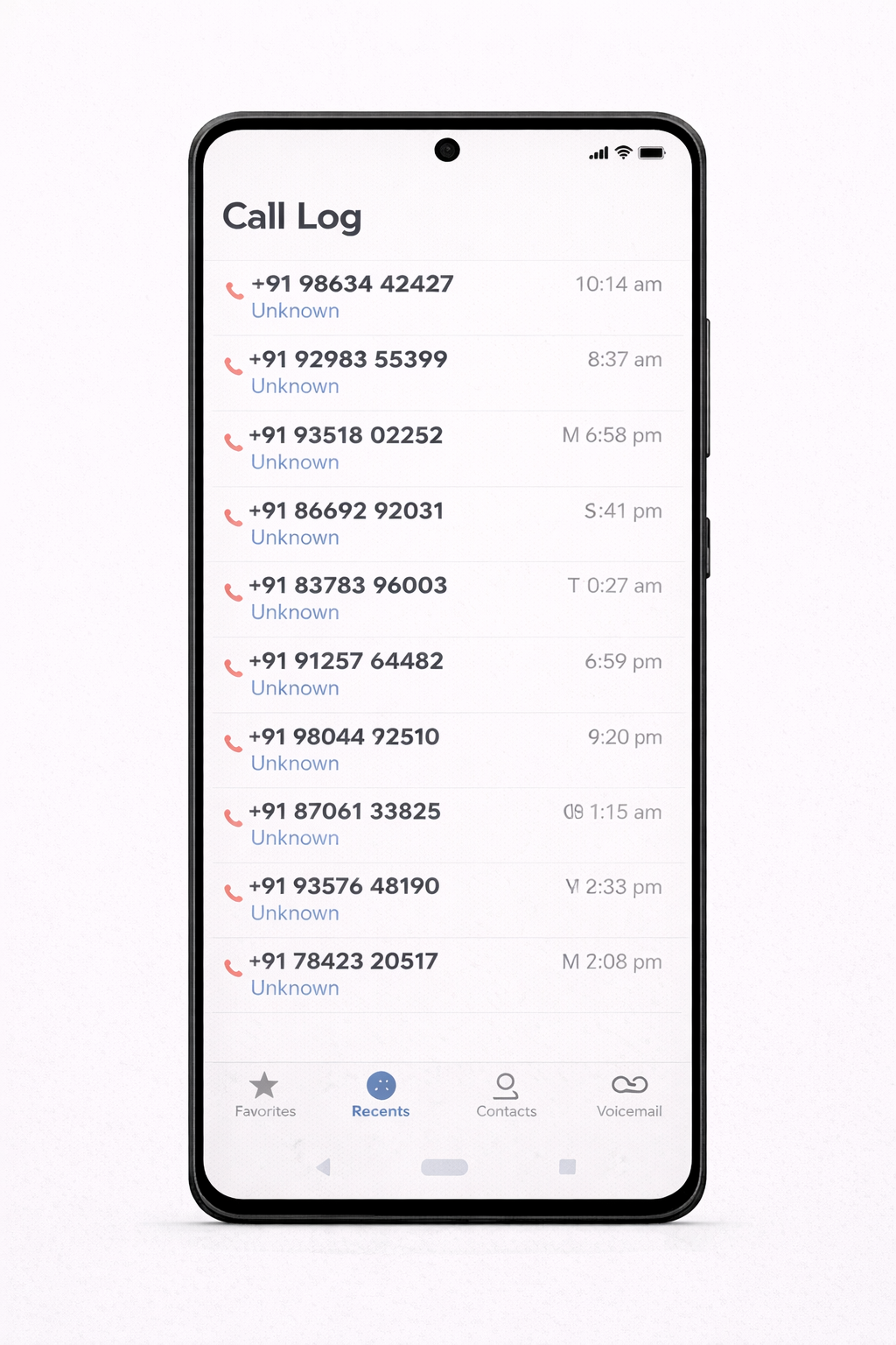 Introx Call Log
